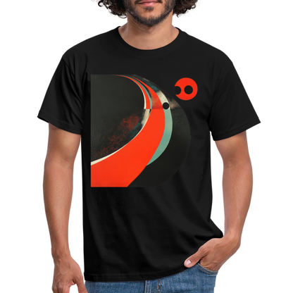 Distant Vinyl Dreams, T-shirt herr - svart