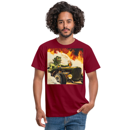 Ragg-Rex, T-shirt herr - tegelröd