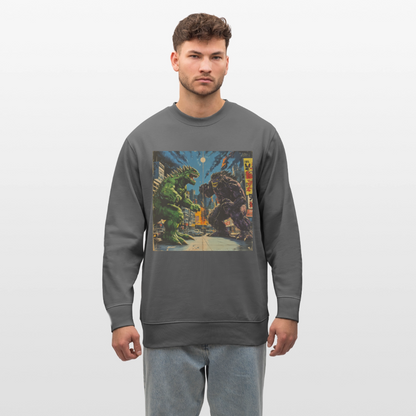 Kampen vid Solnedgången, Ekologisk sweatshirt CHANGER unisex från Stanley/Stella - kolgrå