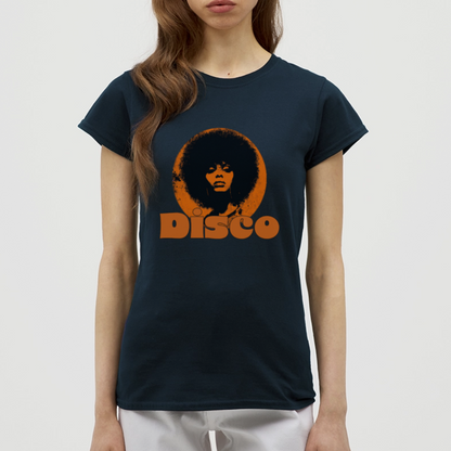 Disco Inferna, T-shirt dam - marinblå