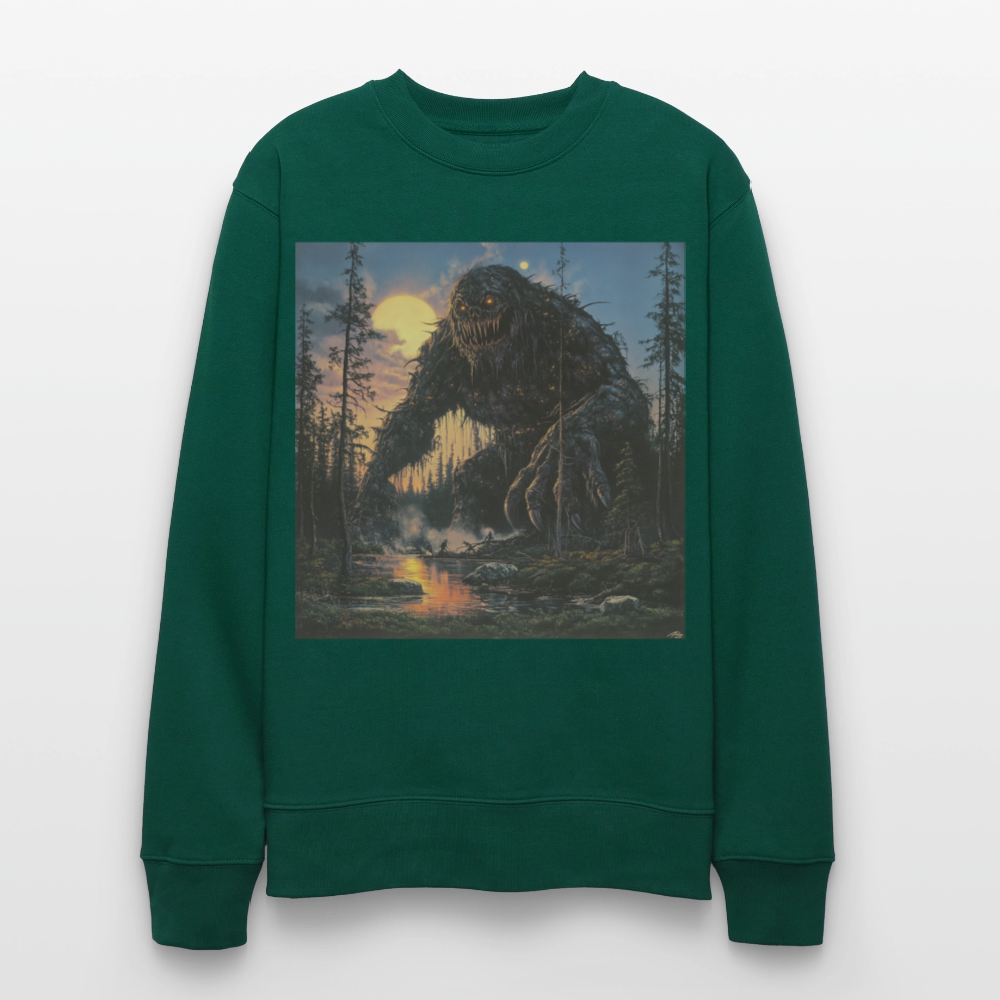 I Skuggorna av Värmland, Ekologisk sweatshirt CHANGER unisex från Stanley/Stella - skogsgrön