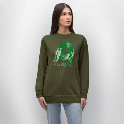 The Holy Groove, Ekologisk sweatshirt CHANGER unisex från Stanley/Stella - kaki