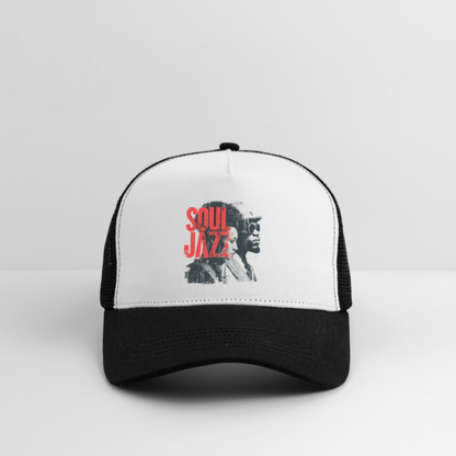 The Essence of Soul Jazz, Trucker Cap - vit/svart