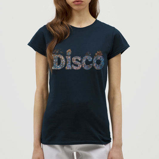 Star Dust, T-shirt dam - marinblå