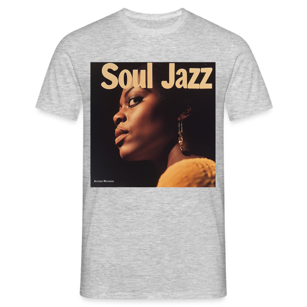 Acceso's Soul Groove: Jazz with a Beat, T-shirt herr - gråmelerad