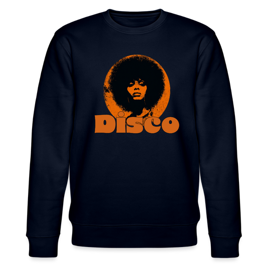 Disco Inferna, Ekologisk sweatshirt CHANGER unisex från Stanley/Stella - marinblått