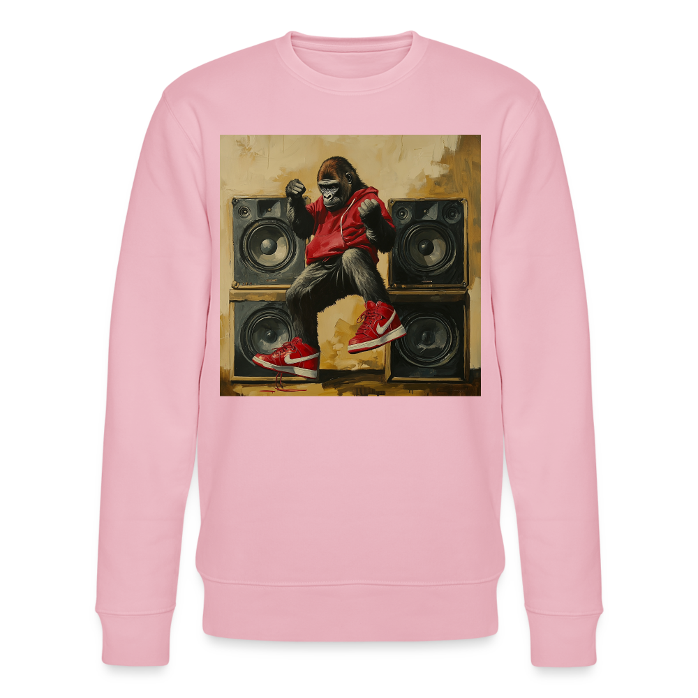 Stora Steg och Tunga Beats, Ekologisk sweatshirt CHANGER unisex från Stanley/Stella - ljusrosa