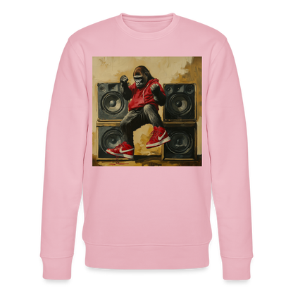 Stora Steg och Tunga Beats, Ekologisk sweatshirt CHANGER unisex från Stanley/Stella - ljusrosa