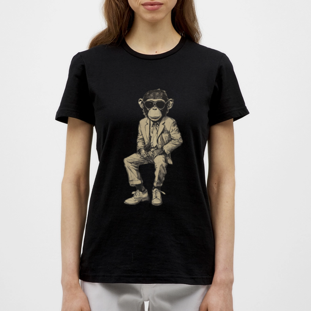 Mod Monkey, T-shirt dam - svart