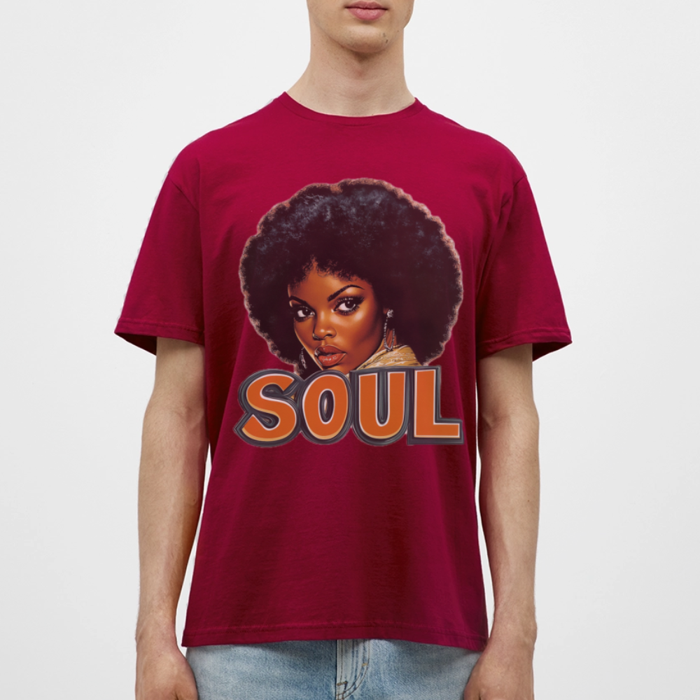 Soulful Vibes, T-shirt herr - tegelröd