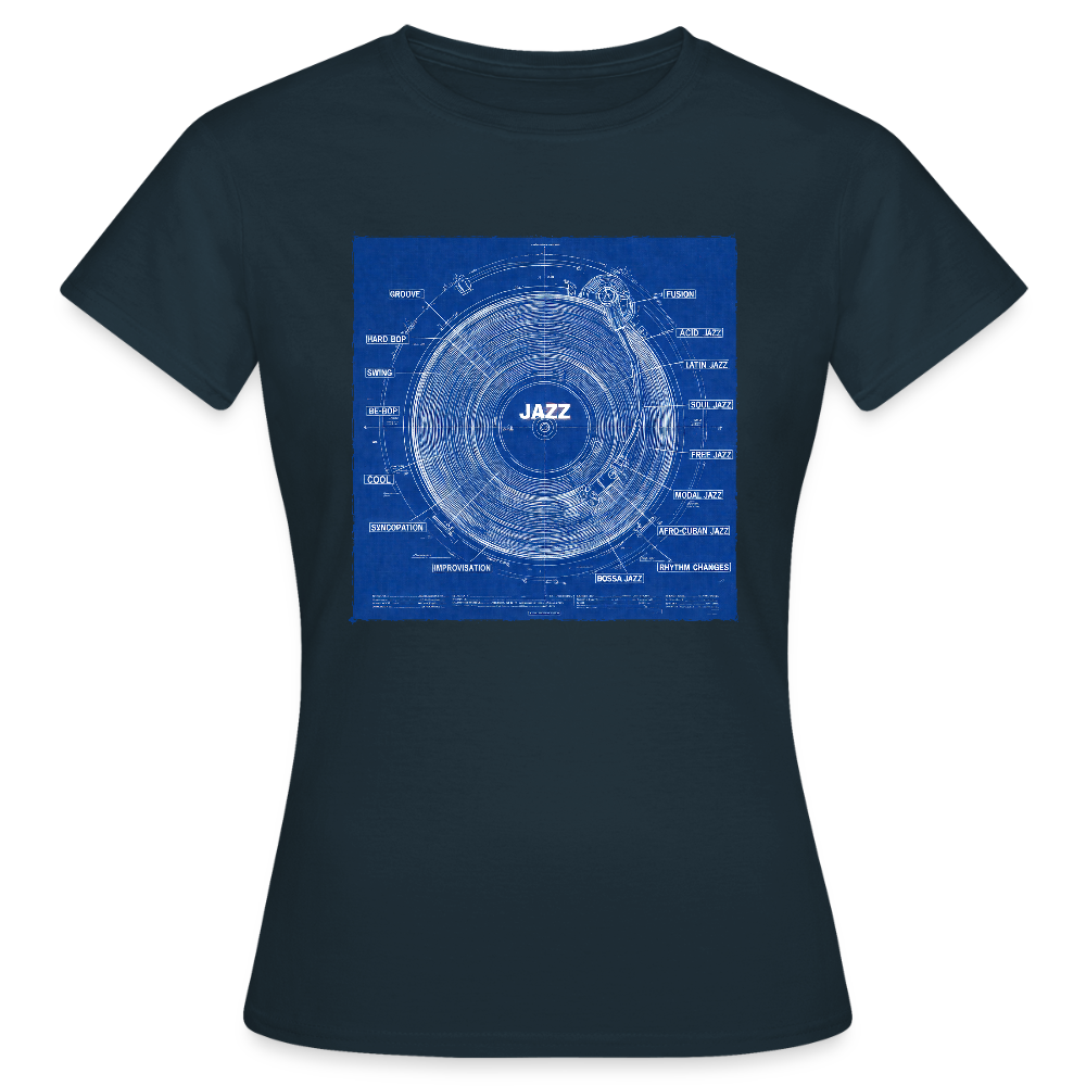 Kind of Blueprint, T-shirt dam - marinblå