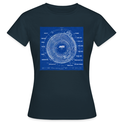 Kind of Blueprint, T-shirt dam - marinblå