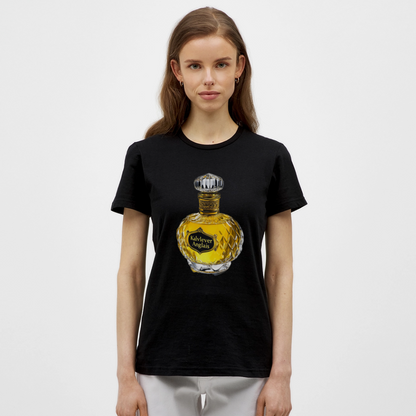 Eau de Perfume, T-shirt dam - svart