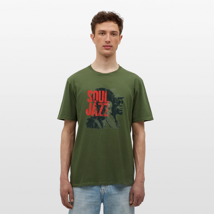 The Essence of Soul Jazz, T-shirt unisex - Militärgrön