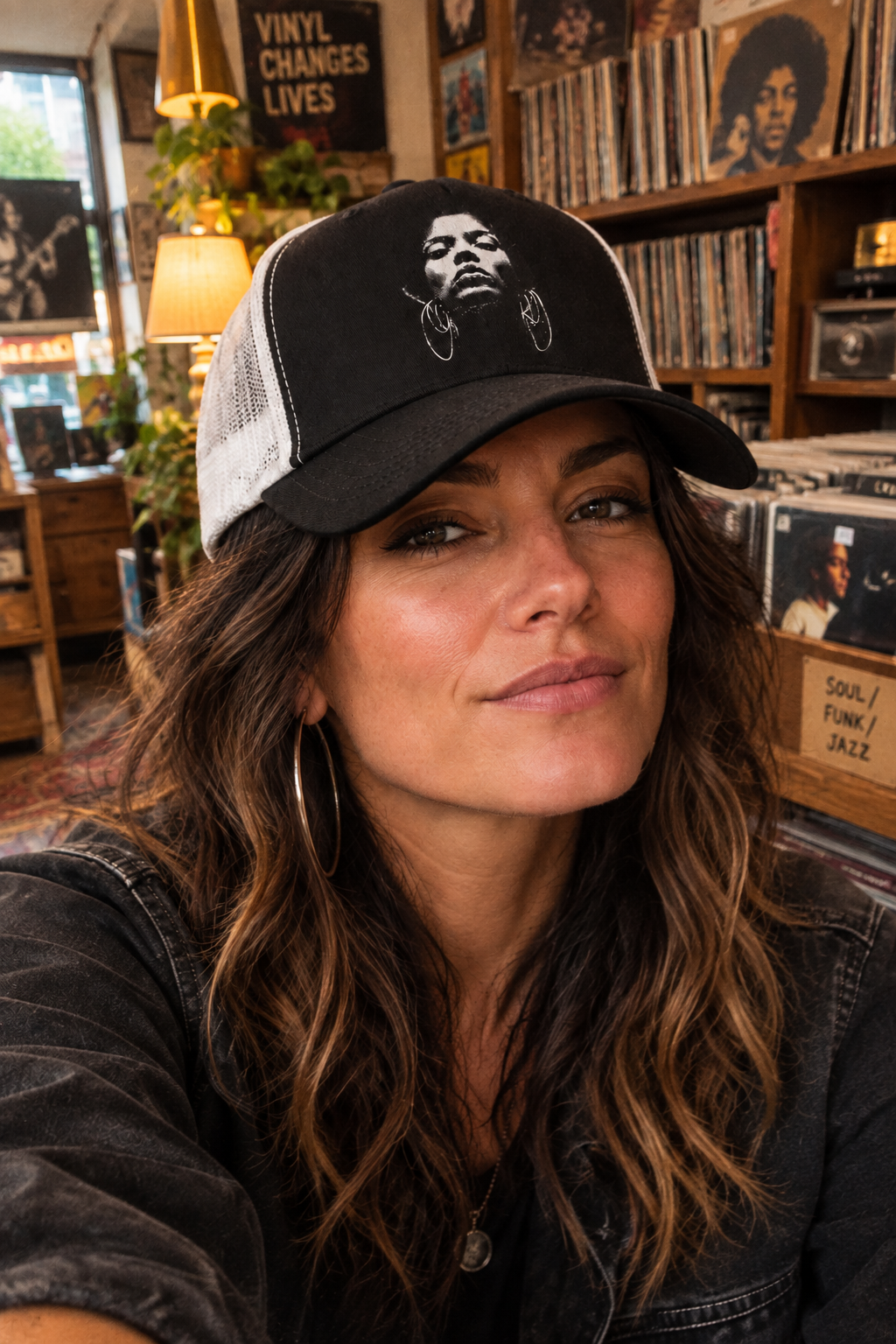 Beat Goddess Trucker Cap, lifestyle UGC i hemmiljö -  Acceso 