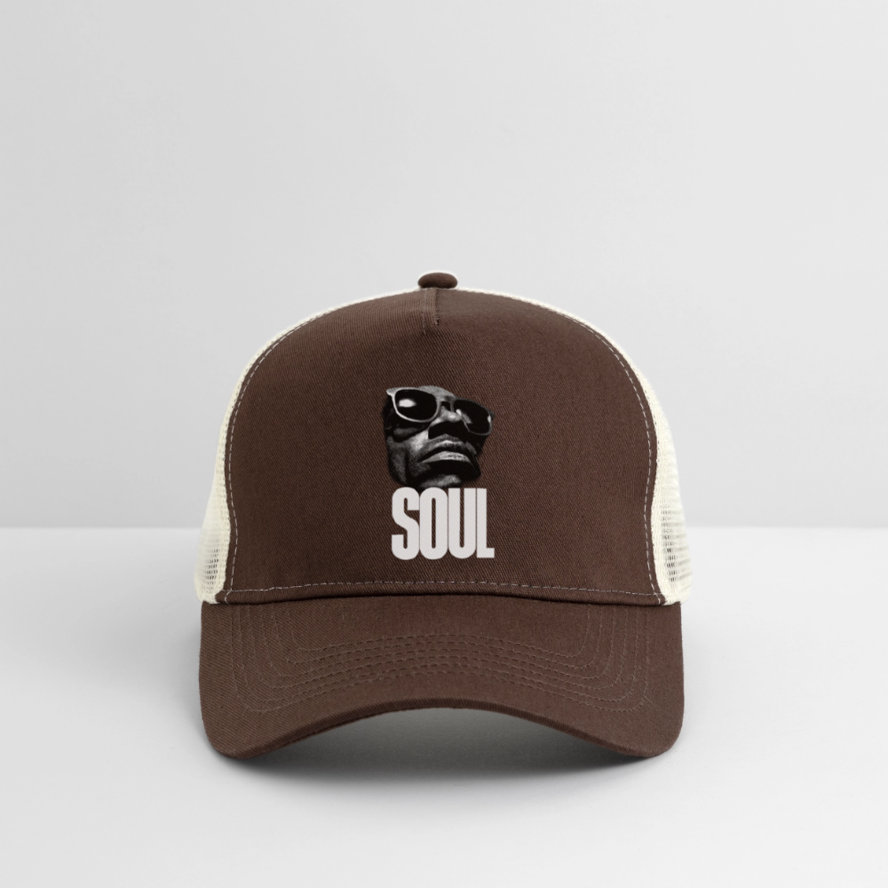Soul Frequency, Trucker Cap - brun/beige