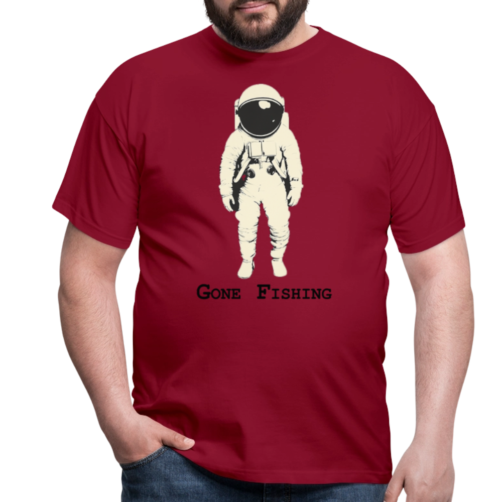 Drifting Beyond – Gone Fishing, T-shirt herr - tegelröd