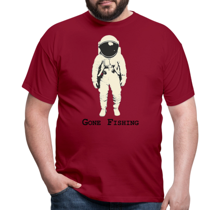 Drifting Beyond – Gone Fishing, T-shirt herr - tegelröd