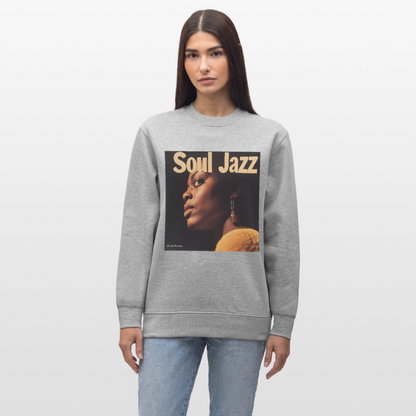 Acceso's Soul Groove: Jazz with a Beat, Ekologisk sweatshirt CHANGER unisex från Stanley/Stella - gråmelerad