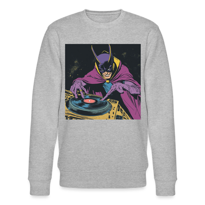 Purple Pulse, Ekologisk sweatshirt CHANGER unisex från Stanley/Stella - gråmelerad