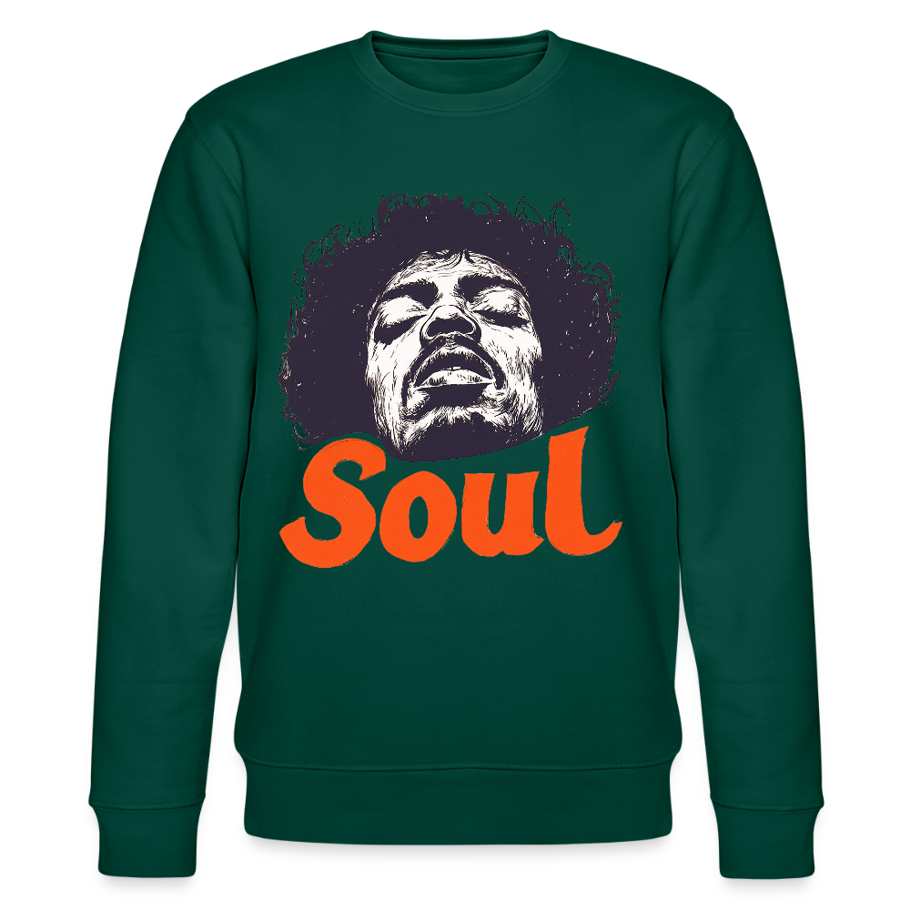 A Soul Awakening, Ekologisk sweatshirt CHANGER unisex från Stanley/Stella - skogsgrön