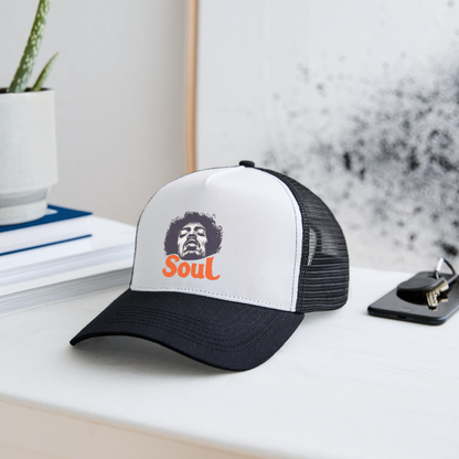 A Soul Awakening, Trucker Cap - vit/svart