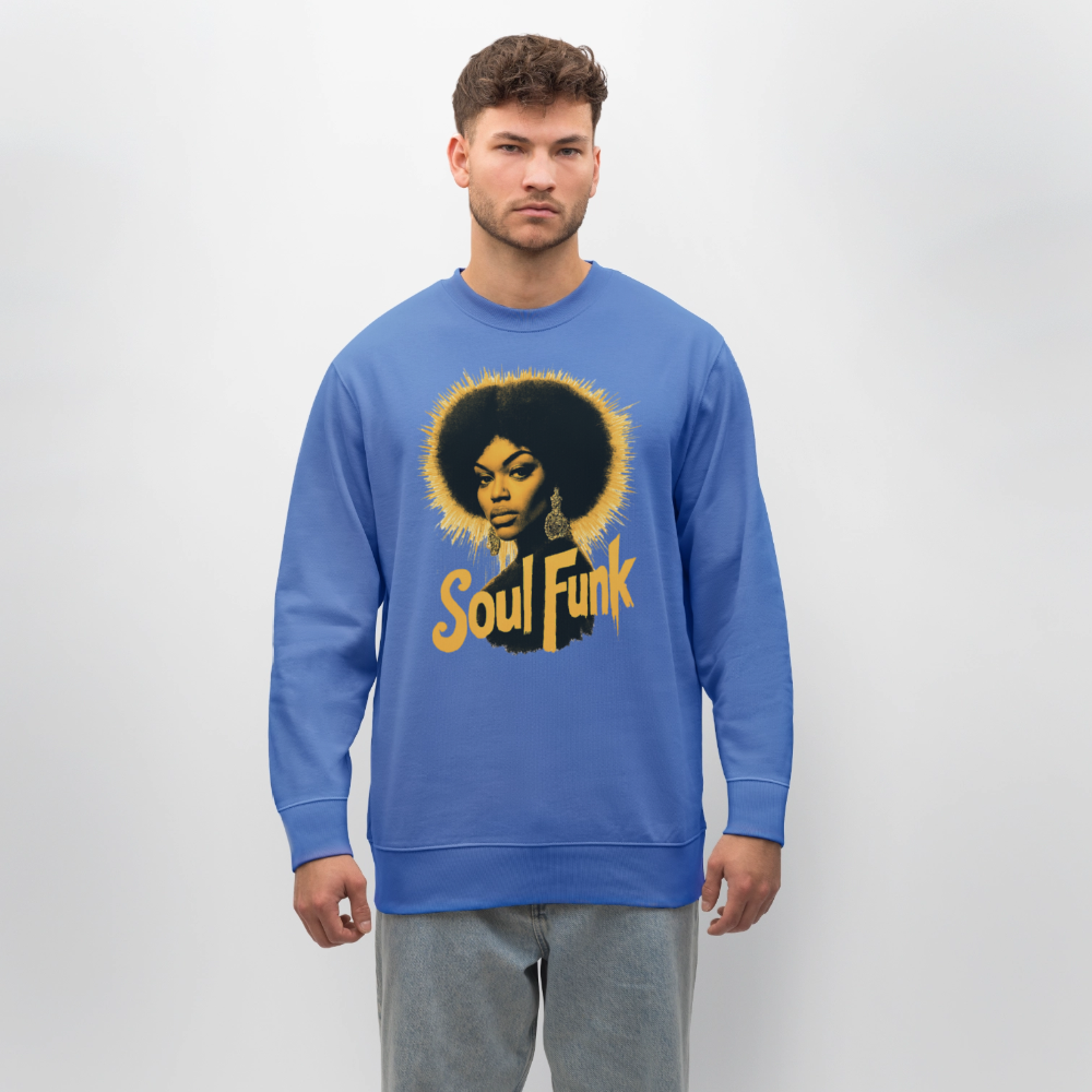Soul Funk, Ekologisk sweatshirt CHANGER unisex från Stanley/Stella - blå