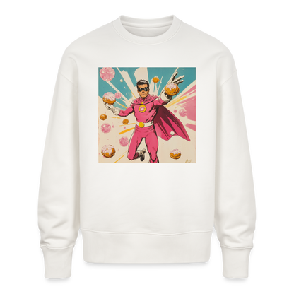 Frosting-Fury, Ekologisk oversizetröja RADDER unisex från Stanley/Stella - OFF WHITE