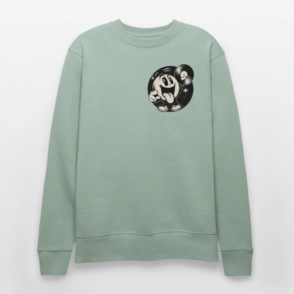 Groove Chaser, Ekologisk sweatshirt CHANGER unisex från Stanley/Stella - ljus grågrön