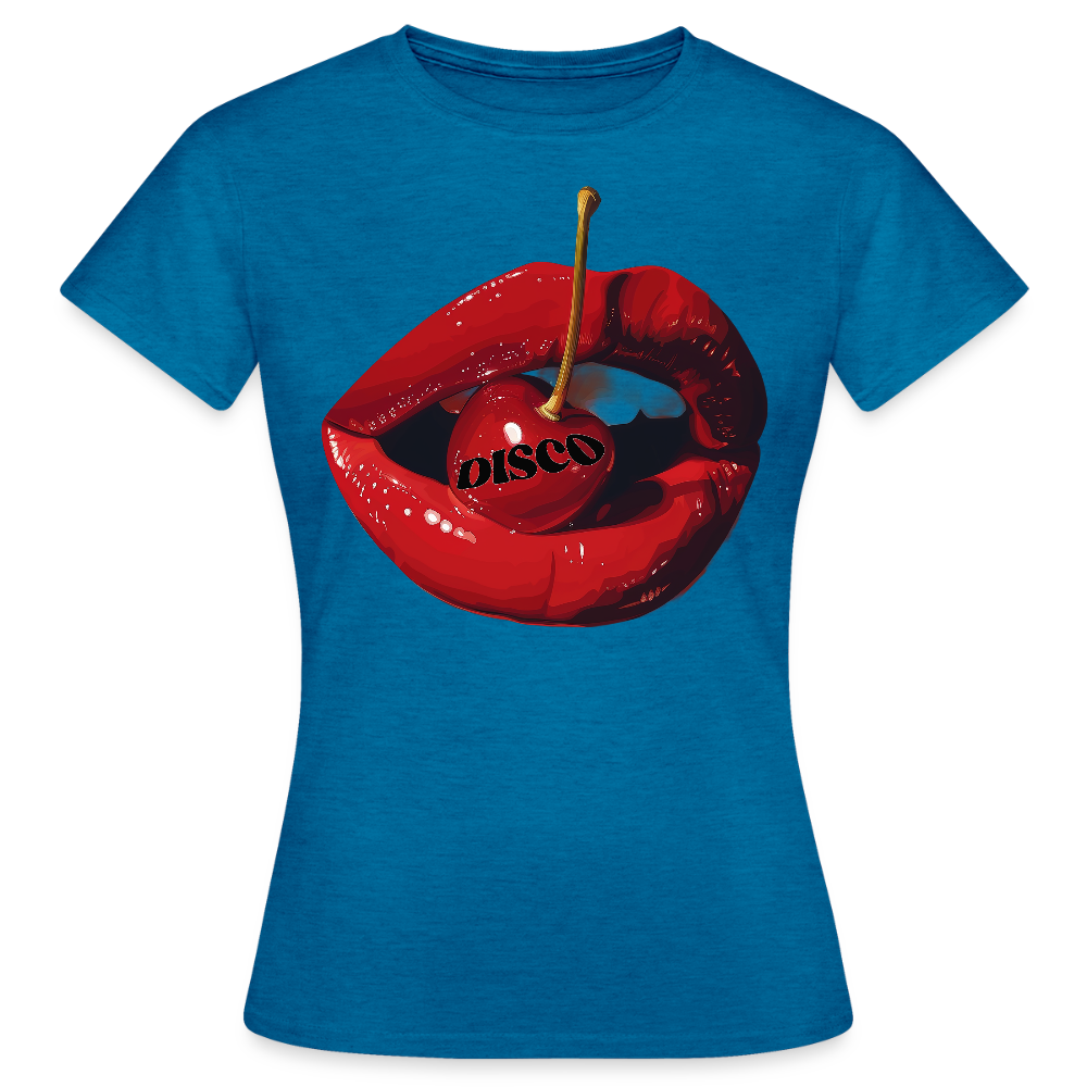 Taste of Disco, T-shirt dam - antikblå safirljung