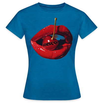 Taste of Disco, T-shirt dam - antikblå safirljung