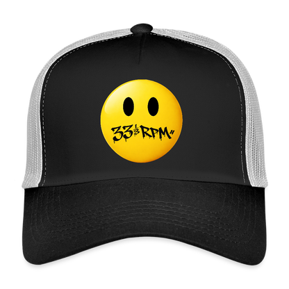 Turntable Grin, Trucker Cap - svart/stengrå