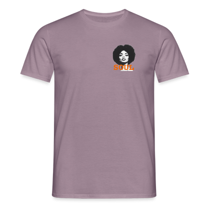 T-shirt unisex - Litet brösttryck - Litet brösttryck - lilagrå 