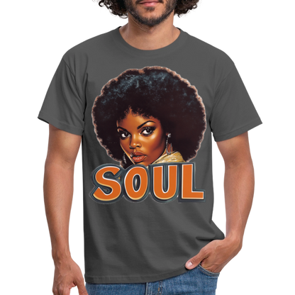 Soulful Vibes, T-shirt herr - kolgrå