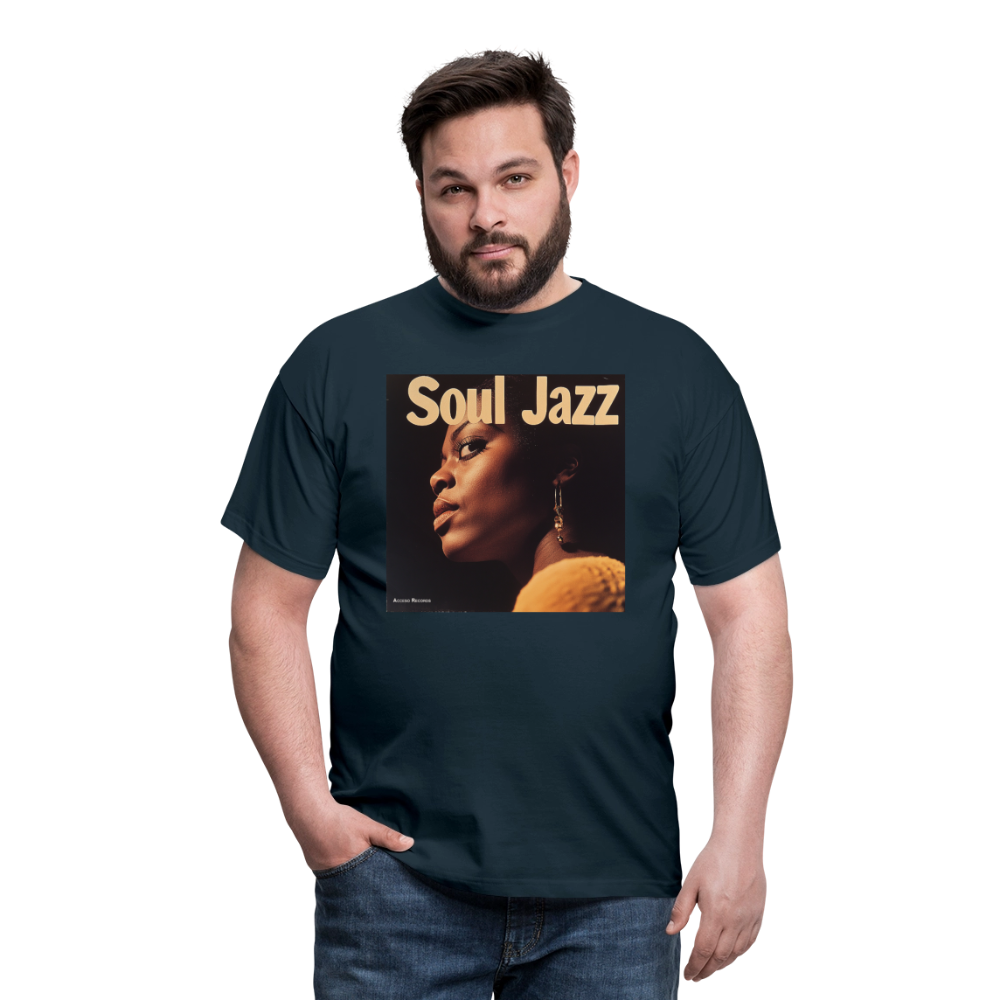 Acceso's Soul Groove: Jazz with a Beat, T-shirt herr - marinblå