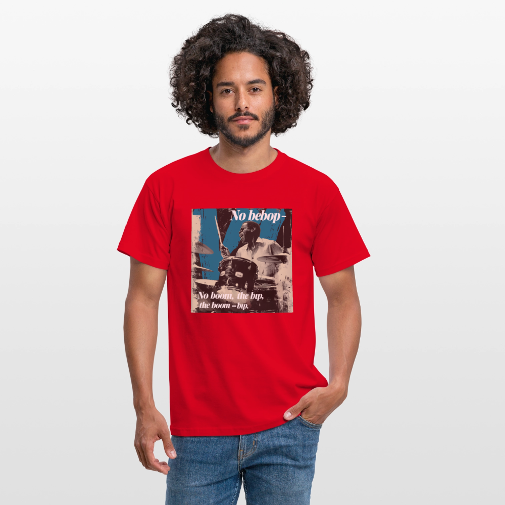 Push It Bebop, T-shirt unisex - röd