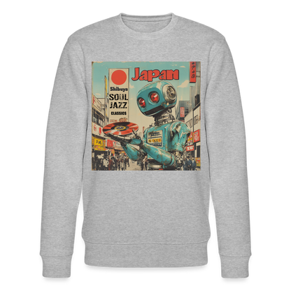 Shibuya Soul Jazz Classics, Ekologisk sweatshirt CHANGER unisex från Stanley/Stella - gråmelerad