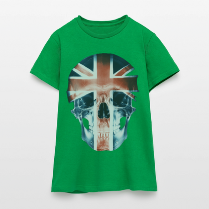 God Save the Skull, T-shirt dam - kellygrön