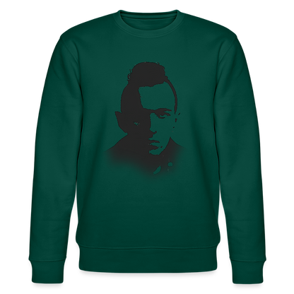 Stencil of Rebellion, Ekologisk sweatshirt CHANGER unisex från Stanley/Stella - skogsgrön
