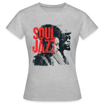 The Essence of Soul Jazz, T-shirt dam - gråmelerad