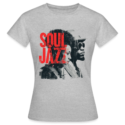 The Essence of Soul Jazz, T-shirt dam - gråmelerad