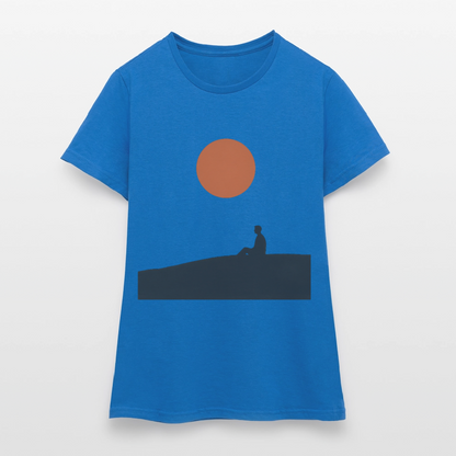 Under the sun, T-shirt dam - royalblå
