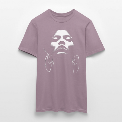 Beat Goddess, T-shirt unisex - lilagrå 