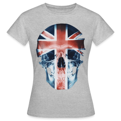 God Save the Skull, T-shirt dam - gråmelerad