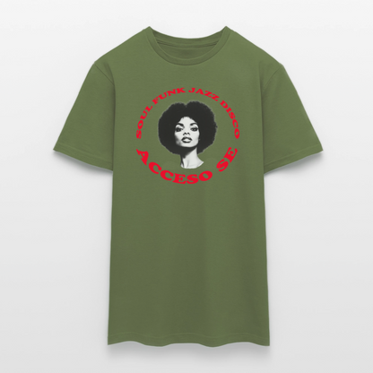 Where Music Lives – Powered by Acceso Family, T-shirt unisex - Militärgrön