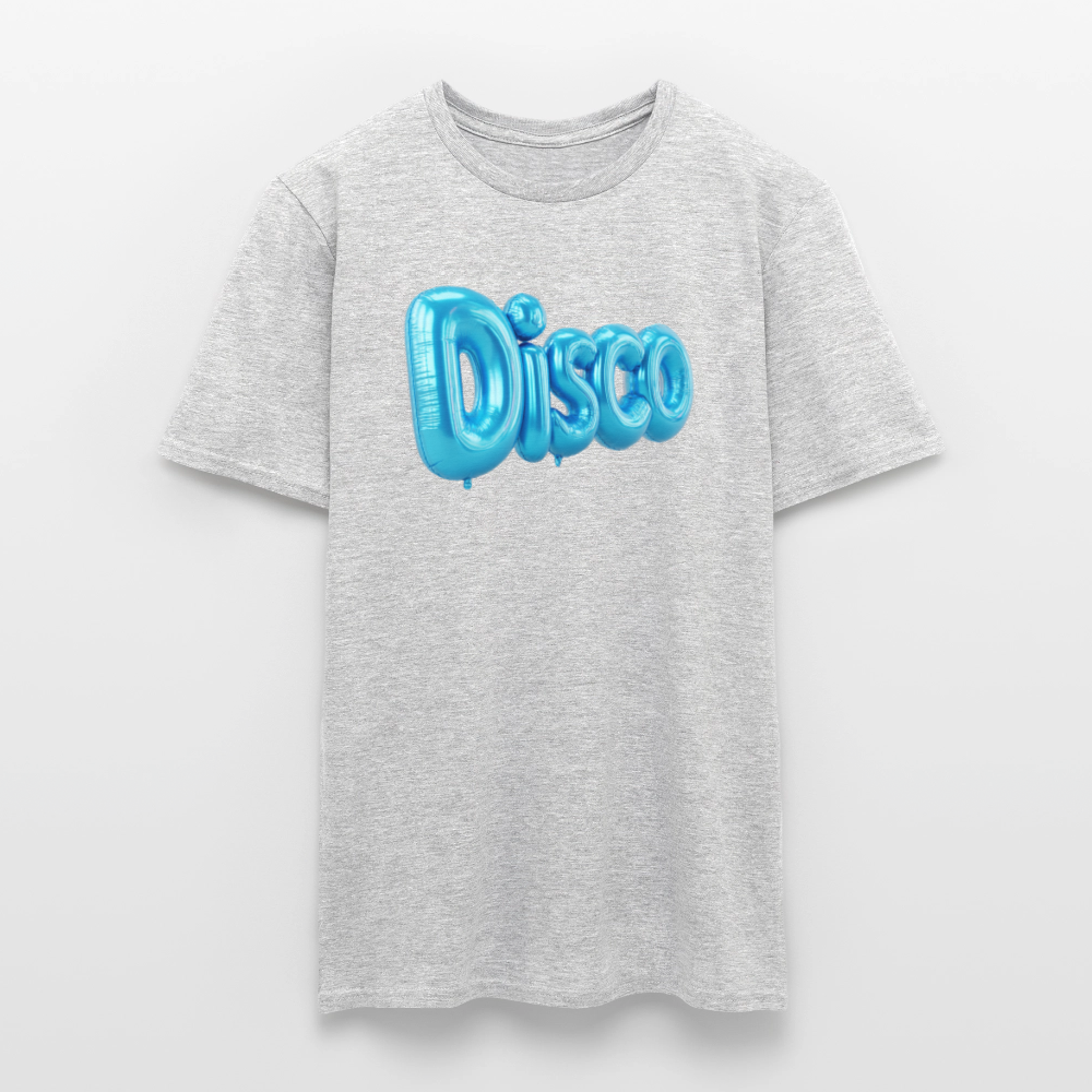 Pump the Disco, T-shirt herr - gråmelerad