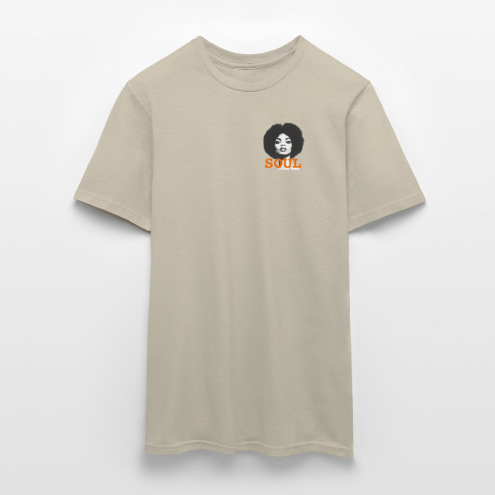 T-shirt unisex - Litet brösttryck - Litet brösttryck - sandbeige