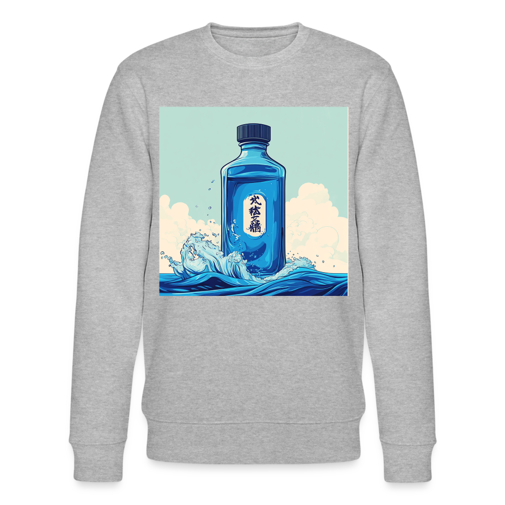 I Blått och Tystnad, Ekologisk sweatshirt CHANGER unisex från Stanley/Stella - gråmelerad