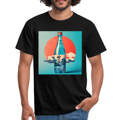 Stillhet i glas, T-shirt herr - svart