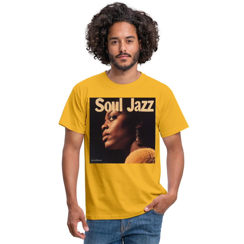 Acceso's Soul Groove: Jazz with a Beat, T-shirt herr - gul